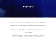 Tablet Screenshot of indigoalley.com